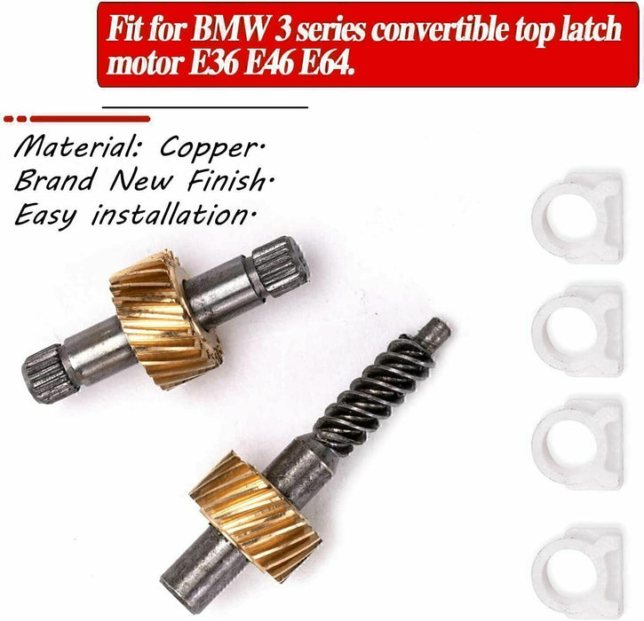 DURAFORCE New Convertible Top Latch Motor Gear Repair Kit for BMW E36 E46 E64 67618370816!