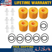 DURAFORCE 5PCS Oil Filter Kit For Toyota Avalon Camry Highlander Petrol 04152-YZZA1 US!