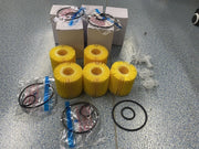 DURAFORCE 5PCS Oil Filter Kit For Toyota Avalon Camry Highlander Petrol 04152-YZZA1 US!