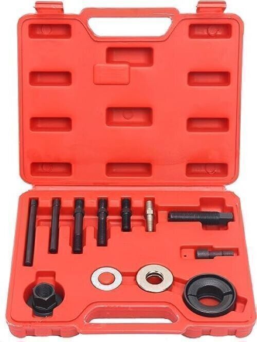 DURAFORCE 13pc Power Steering Pump Pulley Puller Remover & Alternator Installer Tool Kit