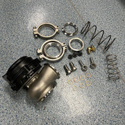 DURAFORCE 44mm External Wastegate For Tial MVR V-Band Flange Turbo 14PSI Spring Black