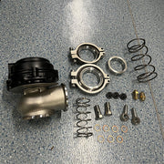 DURAFORCE 44mm External Wastegate For Tial MVR V-Band Flange Turbo 14PSI Spring Black