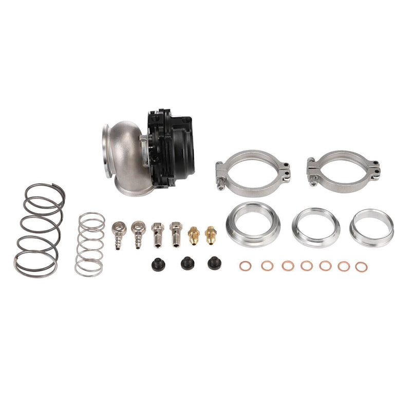 DURAFORCE 44mm External Wastegate For Tial MVR V-Band Flange Turbo 14PSI Spring Black