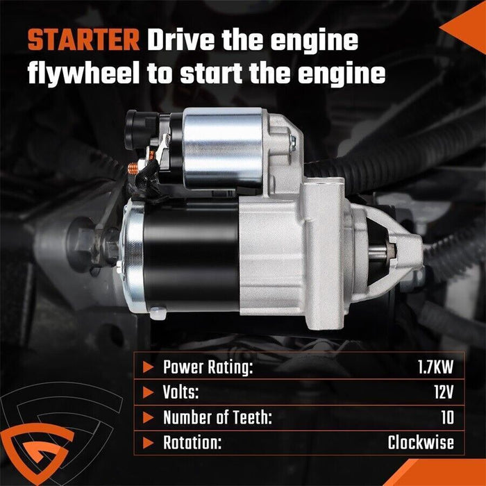 DURAFORCE Starter Fit For Chevrolet Silverado 1500 4.3 5.3L 6.2L 14-16 M000T24072 12655055