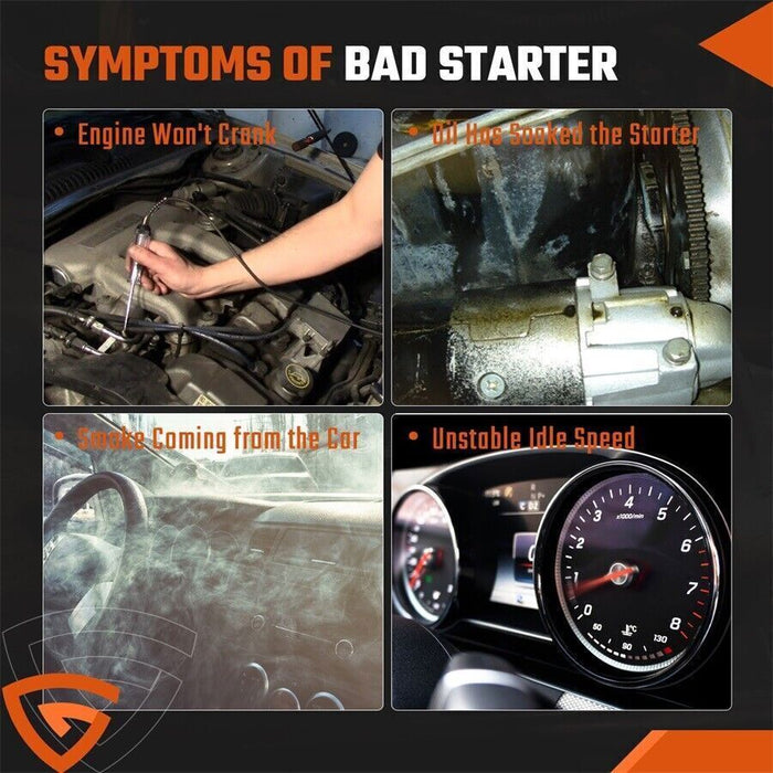 DURAFORCE Starter Fit For Chevrolet Silverado 1500 4.3 5.3L 6.2L 14-16 M000T24072 12655055