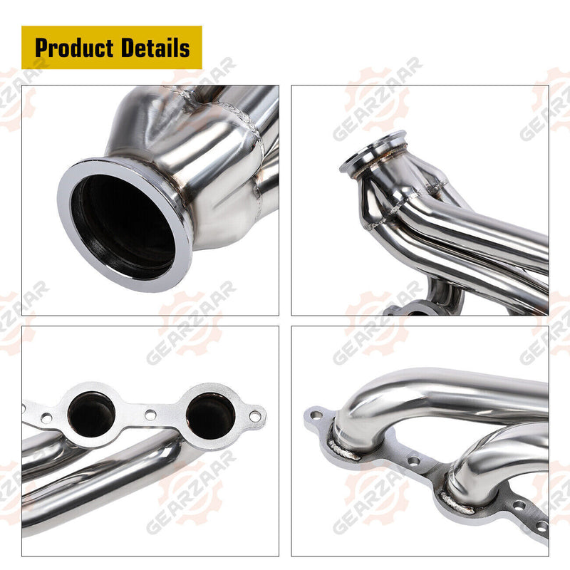 DURAFORCE Truck Headers For 60-86 C-10 LS Chevy GMC LS1 LS2 LS3 LS6 LS9 (Conversion Swap)