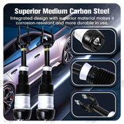 DURAFORCE Pair Front Air Suspension Shock Struts w/ADS For Mercedes W166 X166 GL450 GLS550