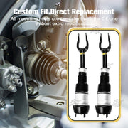 DURAFORCE Pair Front Air Suspension Shock Struts w/ADS For Mercedes W166 X166 GL450 GLS550