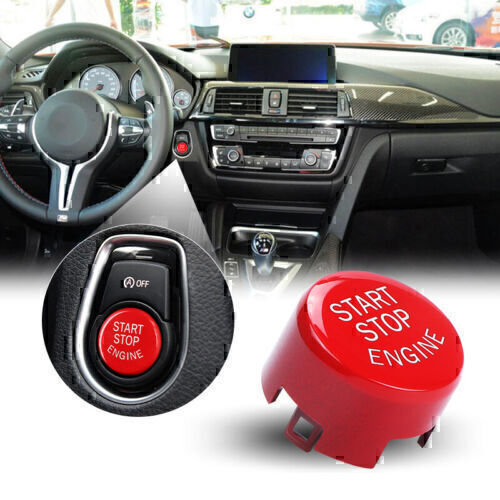 DURAFORCE Red Engine Start Stop Push Button Cover Trim For BMW,F20 F23 F30 F32 F10 F12 F48