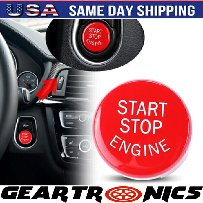 DURAFORCE Red Engine Start Stop Push Button Cover Trim For BMW,F20 F23 F30 F32 F10 F12 F48