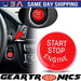 DURAFORCE Red Engine Start Stop Push Button Cover Trim For BMW,F20 F23 F30 F32 F10 F12 F48