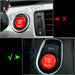 DURAFORCE Red Engine Start Stop Push Button Cover Trim For BMW,F20 F23 F30 F32 F10 F12 F48
