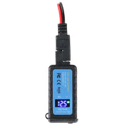 DURAFORCE Motorcycle Dual USB Charger SAE -USB Cable Adapter Voltmeter for CellPhone GPS