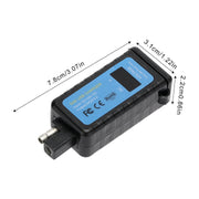DURAFORCE Motorcycle Dual USB Charger SAE -USB Cable Adapter Voltmeter for CellPhone GPS