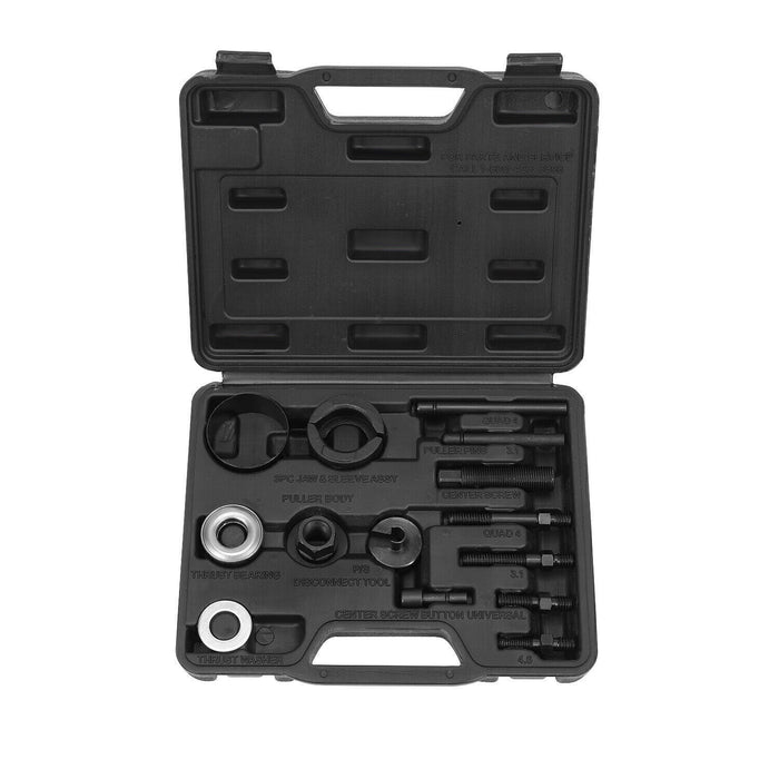 DURAFORCE 14PCS Auto Power Steering Pump Pulley Puller Remover Installer Tool Alternator