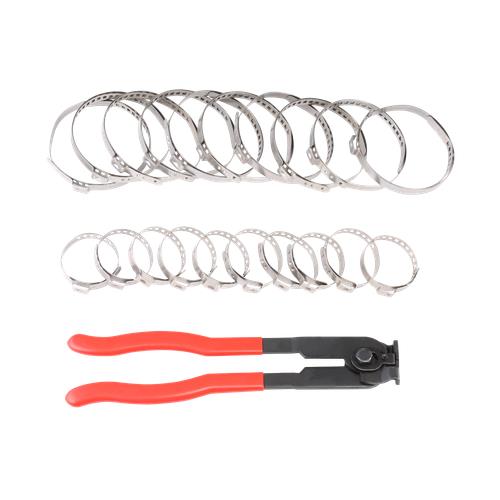 DURAFORCE Universal Adjustable Axle CV Joint Boot Crimp Clamps w/ 20pcs Clamp Pliers Tools