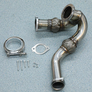 DURAFORCE Y-PIPE UP PIPE TURBO INSTALL GASKET CLAMP Kit FOR 03-07 FORD 6.0 POWERSTROKE