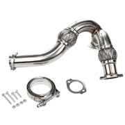 DURAFORCE Y-PIPE UP PIPE TURBO INSTALL GASKET CLAMP Kit FOR 03-07 FORD 6.0 POWERSTROKE