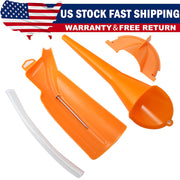 DURAFORCE For Harley Touring Dyna Orange Primary Oil Fill Funnel Drip Free Oil Filter Kit