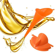 DURAFORCE For Harley Touring Dyna Orange Primary Oil Fill Funnel Drip Free Oil Filter Kit