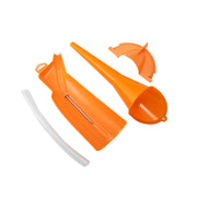DURAFORCE For Harley Touring Dyna Orange Primary Oil Fill Funnel Drip Free Oil Filter Kit