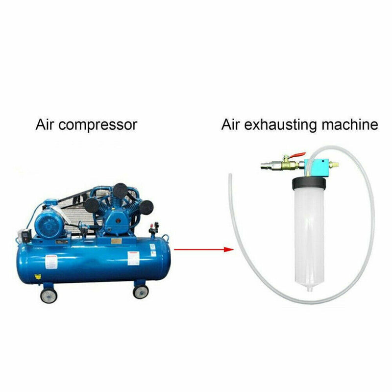 DURAFORCE Car Vehicle Vacuum Brake Bleeder Tank Fluid Oil Change Pump Equipment Tool Kit