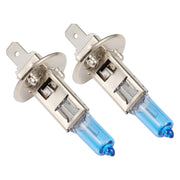 DURAFORCE 4pc H1 12V 55W Super White Halogen Headlight Replacement Bulb Lamp For Auto Car