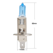 DURAFORCE 4pc H1 12V 55W Super White Halogen Headlight Replacement Bulb Lamp For Auto Car