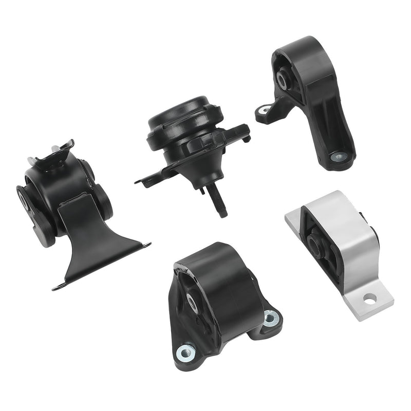 DURAFORCE 5pcs Engine Motor Mount Set for 2002-2006 Honda CR-V 2.4L 4WD Automatic Trans