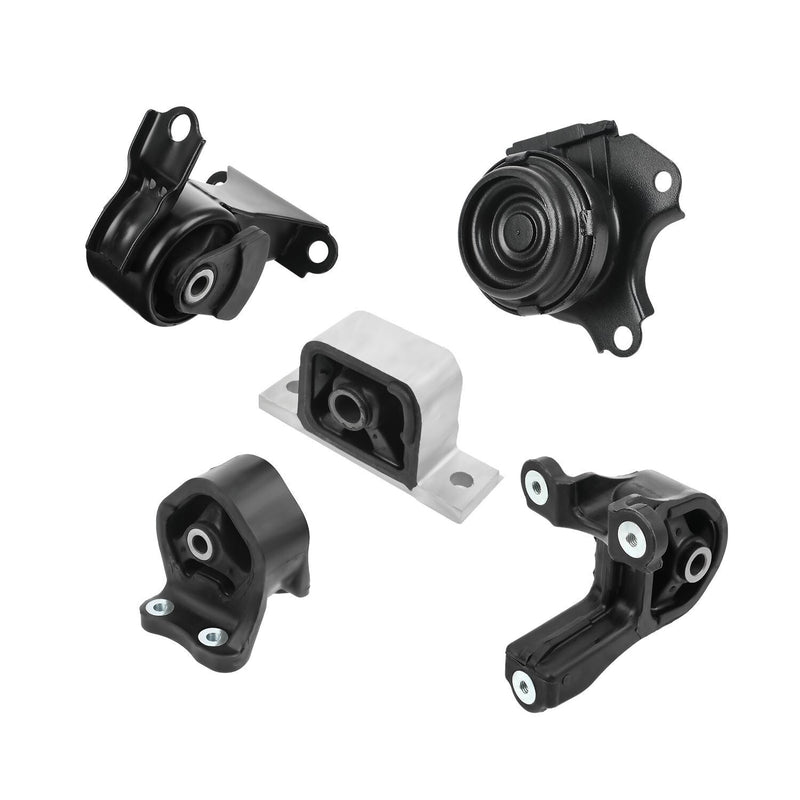 DURAFORCE 5pcs Engine Motor Mount Set for 2002-2006 Honda CR-V 2.4L 4WD Automatic Trans