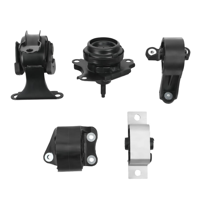 DURAFORCE 5pcs Engine Motor Mount Set for 2002-2006 Honda CR-V 2.4L 4WD Automatic Trans