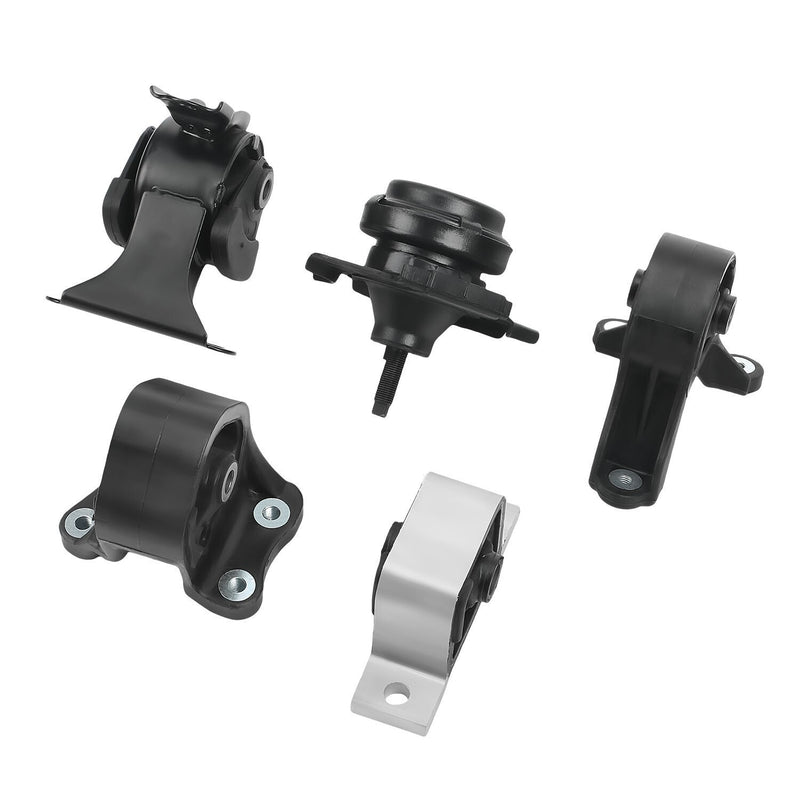 DURAFORCE 5pcs Engine Motor Mount Set for 2002-2006 Honda CR-V 2.4L 4WD Automatic Trans