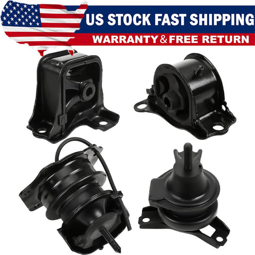 DURAFORCE AT Trans Engine Motor Mounts Kit Fits 1998 1999 -2002 Honda Accord 2.3L AT Trans