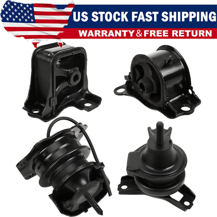 DURAFORCE AT Trans Engine Motor Mounts Kit Fits 1998 1999 -2002 Honda Accord 2.3L AT Trans