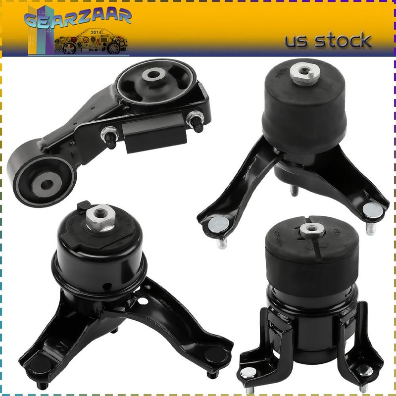 DURAFORCE 4x Fit for 2004-2006 Toyota Sienna 3.3L 2WD Engine Motor & Trans Mount Set
