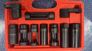 DURAFORCE 10pc Oxygen Sensor Socket Set Sensor Oil Pressure Sending Unit Removal Tool New