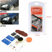 DURAFORCE Car Auto Headlight Lens Restoration Repair Kit Polishing Cleaner Cleaning Tools