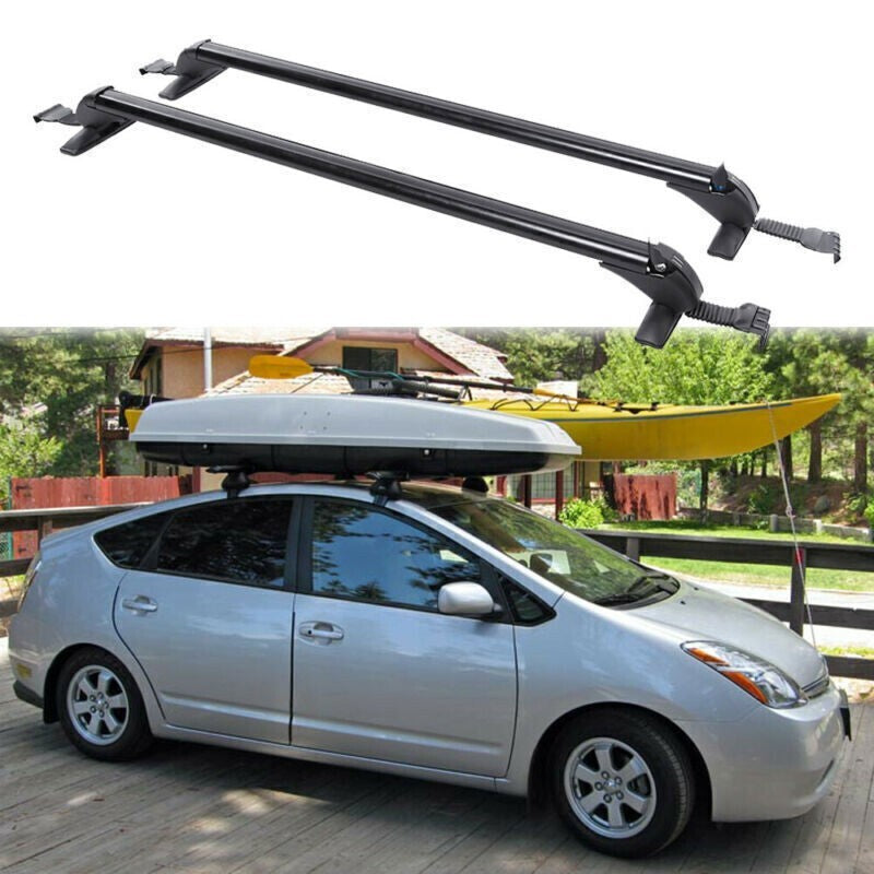 DURAFORCE For TOYOTA Prius Car Top Roof Rack Cross Bar Cargo Luggage Carrier w/ Lock Kit
