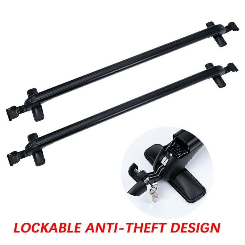 DURAFORCE For TOYOTA Prius Car Top Roof Rack Cross Bar Cargo Luggage Carrier w/ Lock Kit