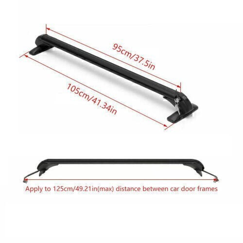 DURAFORCE For TOYOTA Prius Car Top Roof Rack Cross Bar Cargo Luggage Carrier w/ Lock Kit