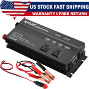 DURAFORCE 6000W Power Inverter DC 12V - 110V AC Car RV Sine Wave Solar Converter LCD