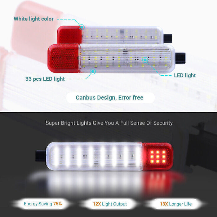 DURAFORCE 2 LED Door Courtesy Lights For 1995-2007 Chevy C/K Silverado Tahoe GMC US