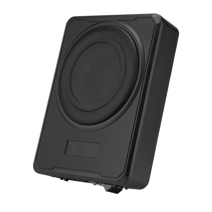 DURAFORCE 10''inch Car Under-Seat Active Subwoofer Power Amplifier Bass Slim Speaker Black