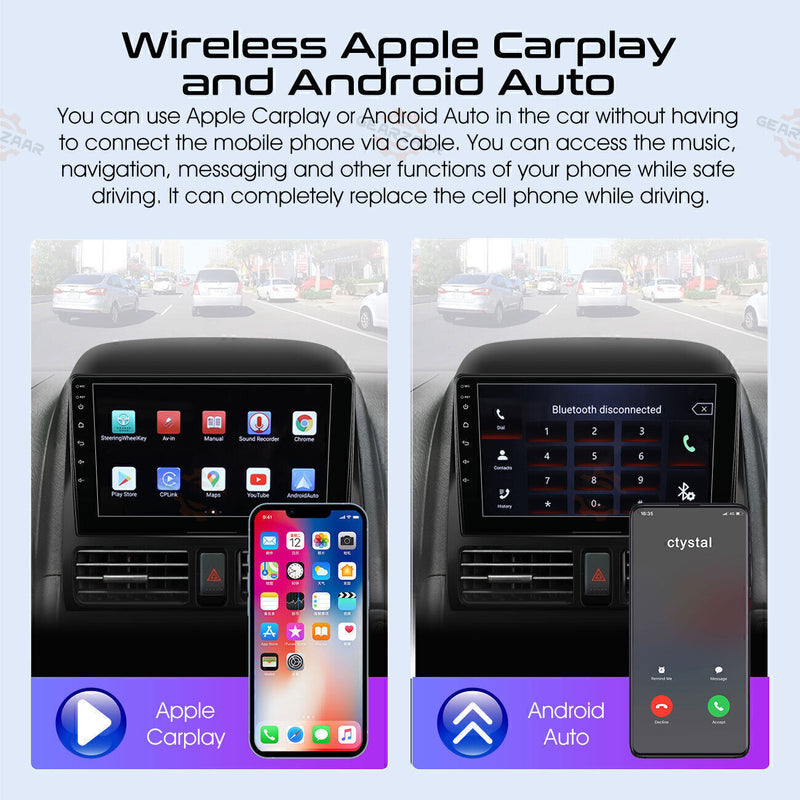 DURAFORCE For Honda CRV-2 2001-2006 Android 12 Apple Carplay Car Stereo Radio GPS WIFI BT