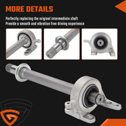 DURAFORCE Manual Trans CV Intermediate Shaft 44500SCVA00 / For HONDA CR-V CIVIC ACURA RSX