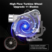 DURAFORCE VF48 Billet Turbo Charger For Subaru 2002-07 WRX 2.5L STI ej20 ej25 380hp