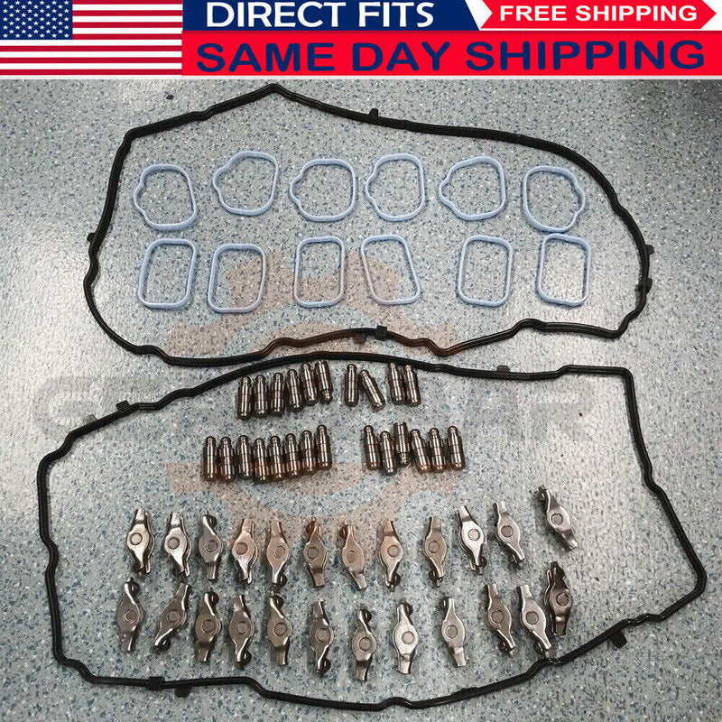 DURAFORCE Rocker Arms Lifters Valve Gaskets Kit For 2011-2016 3.6 Chrysler Dodge Jeep Ram