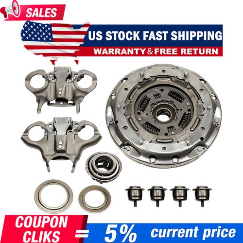 DURAFORCE For 2012-2019 Ford Focus Fiesta 6DCT250 DPS6 Transmission Dual Clutch Fork Kit /