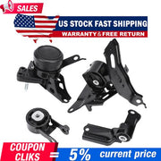 DURAFORCE Set Engine Motor &Transmission Mount for Toyota Yaris 2006-2011 15-17 Auto trans