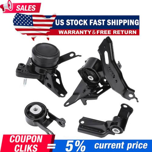 DURAFORCE Set Engine Motor &Transmission Mount for Toyota Yaris 2006-2011 15-17 Auto trans